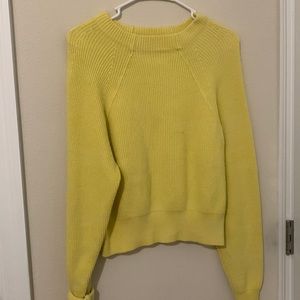 Free people yellow sweater
